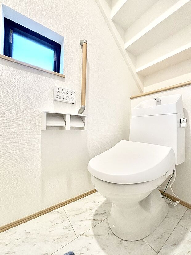 トイレは1階と2階それぞれに配置されていてとても便利です。