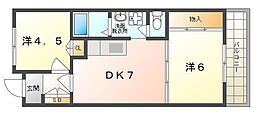 間取図画像 2DK