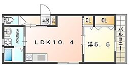 間取図画像 1LDK