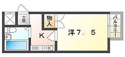 間取図画像 1K