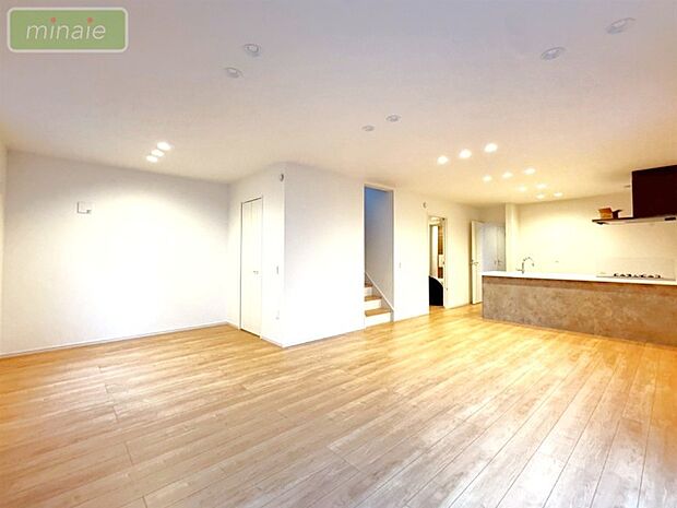 施工例 広々リビングでゆとりの住空間♪