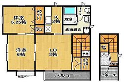 WELLMINT 2LDKの間取図画像