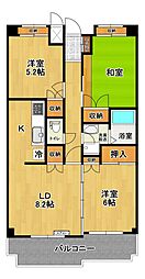 アネックス郡山 3LDKの間取図画像