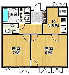 VIPHOUSE 2Kの間取図画像