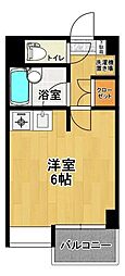 Lily-be郡山1 ワンルームの間取図画像