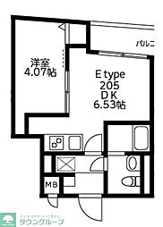 間取図画像 1DK