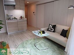 都営三田線 御成門駅 徒歩6分の賃貸マンション 11階1LDKのリビング/ダイニング