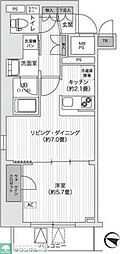 PrimalGotanda 1LDKの間取図画像