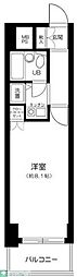藤和シティコープ大森 1Kの間取図画像