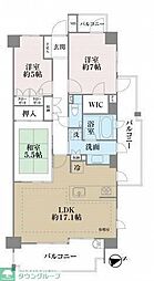 ライオンズたまプラーザ美しが丘テラス 3LDKの間取図画像