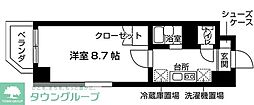 パルコーポ・アイ2 1Kの間取図画像