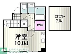 Will日吉本町弐番館 ワンルームの間取図画像