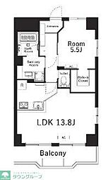 BelleviageNakayama 1LDKの間取図画像