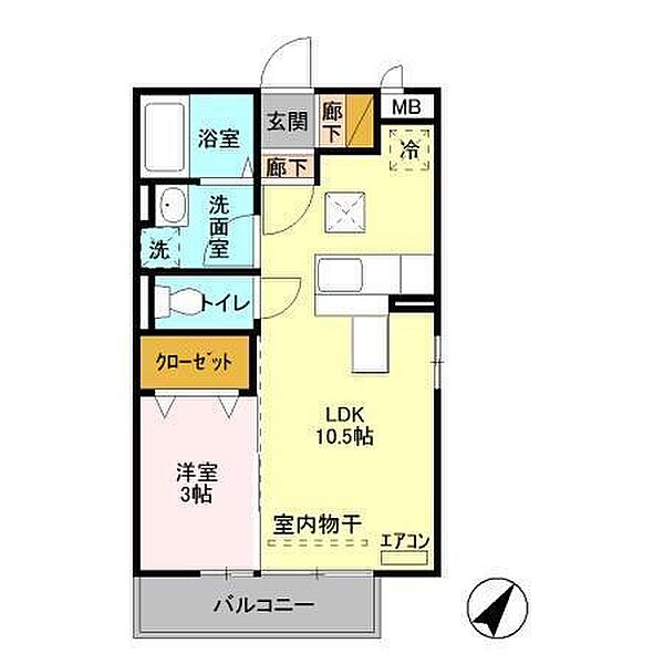 同じ建物の物件間取り写真 - ID:208009288756