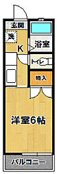 沼尻ハイツＢ棟 1階/111