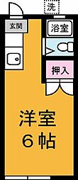 ソフィアハイツ 1Kの間取図画像
