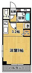 平砂マンション 3階/302
