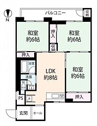間取図画像 3LDK