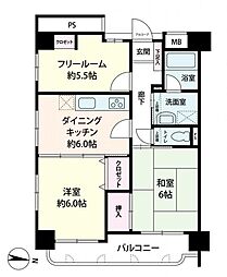 間取図画像 2SDK