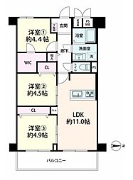 間取図画像 3LDK