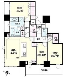 間取図画像 3LDK