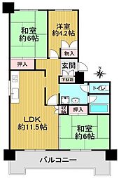 間取図画像 3LDK