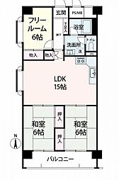 間取図画像 3LDK