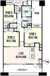 間取図画像 3LDK