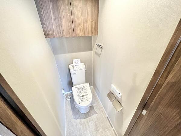 落ち着いた印象のトイレです。