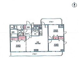ライオンズマンション日本橋 3LDKの間取図画像