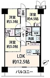 レジオンパークス千舟公園 3LDKの間取図画像