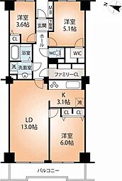 間取図画像 3LDK
