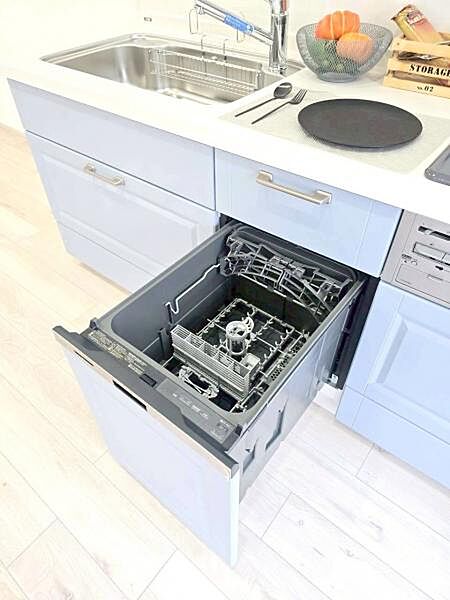 食洗器付きで家事の時短に♪