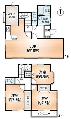 間取り 北区惣山町四丁目