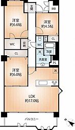 間取図画像 3LDK