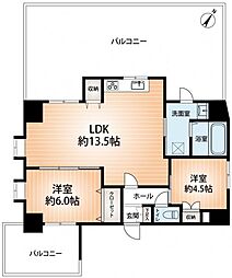 サンビルダー本山 2LDKの間取図画像