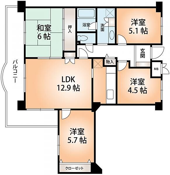 間取り：328000685777