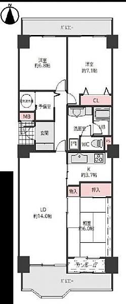 間取り図です。