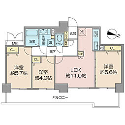 間取図画像 3LDK