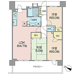 間取図画像 3LDK