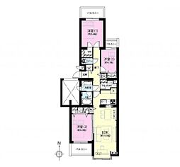 間取図画像 3LDK