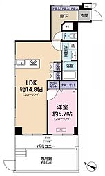 間取図画像 1LDK