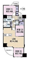 間取図画像 3LDK