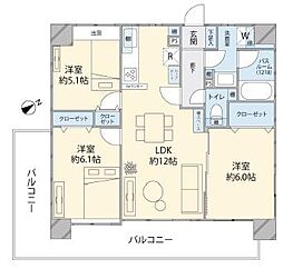 間取図画像 3LDK