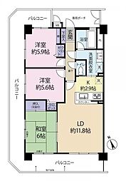 間取図画像 3LDK