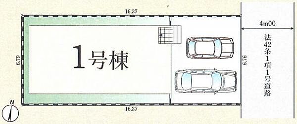 駐車場は2台駐車可能です（車種による） 閑静な住宅街に立地しております♪