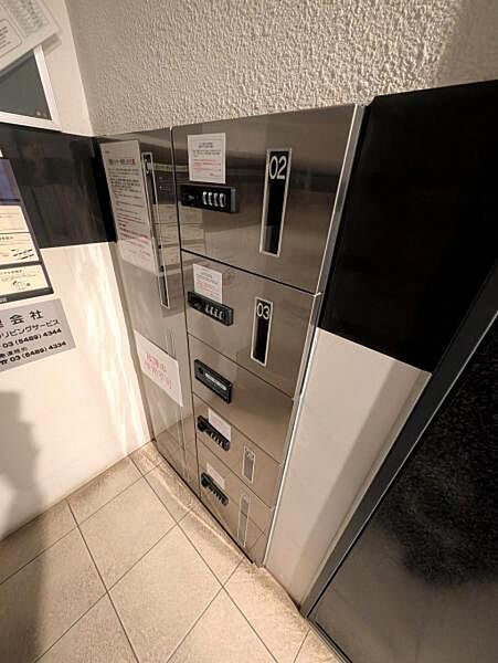不在時にも受け取り安心の宅配ボックスを設置