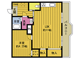 デルマー挾間 1階