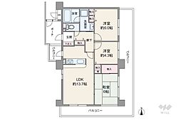 間取図画像 3LDK