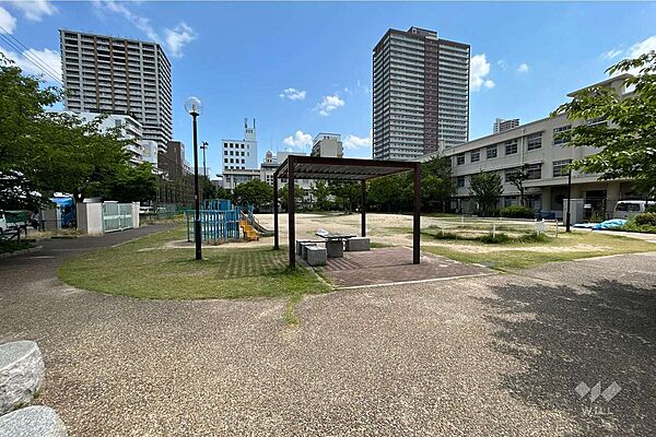 開明中公園の外観